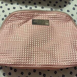 Jimmy Choo Pink Textured Cosmetic Bag